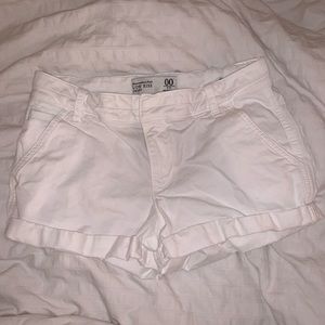 White A&F Shorts